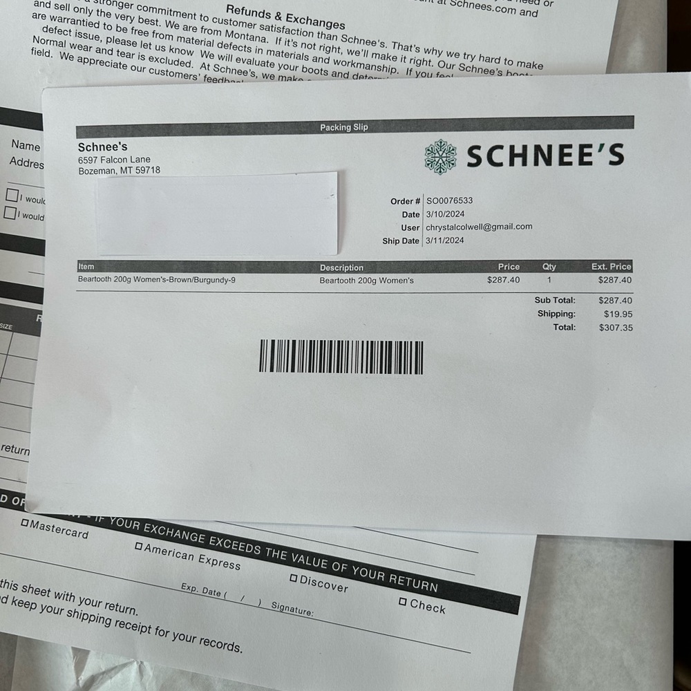 Schnee's Beartooth 200g Hiking Boots - Picture 9 of 13